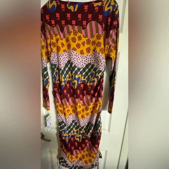 Target women's Latino Heritage Month cinch drawstring dress XXL abstract geometr - Picture 2 of 4